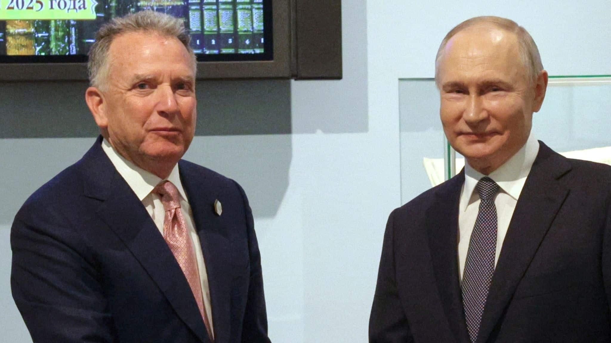 دیدار پوتین با ویتکاف